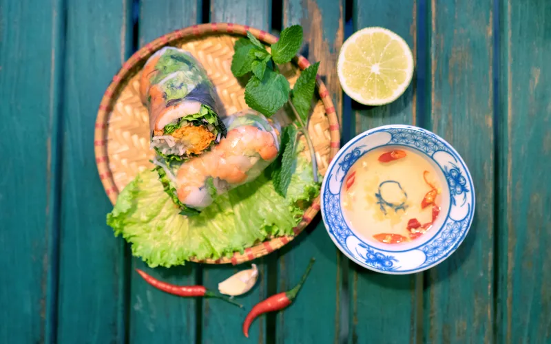 Rouleau aux crevettes